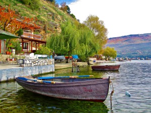 Lake Ohrid in Ohrid, Macedonia. Photo by Wake and Wander. 